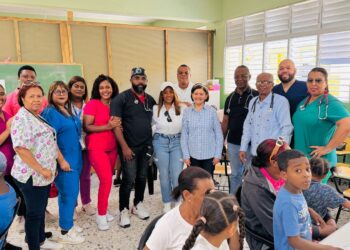 EGEHID lleva jornada de salud para beneficiar niños de la zona norte de Baní