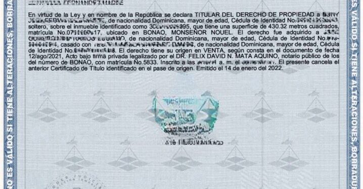 Gobierno promulga Ley 82-25 que fortalece el Plan Nacional de Titulación; elimina impedimento de libre disposición