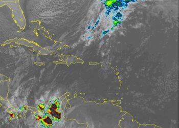 Indomet: Sistema frontal provocará aguaceros, tronadas y ráfagas de viento esta tarde en varias provincias del país