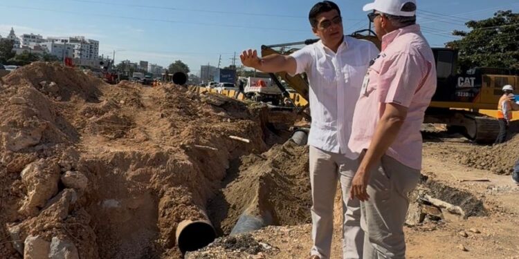 Fellito Suberví recibe trabajos aportarán mayor presión al servicio en 30 sectores del Distrito Nacional