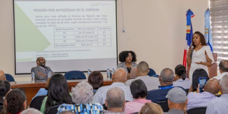 DGJP fortalece conocimientos en el INDRHI sobre el Sistema de Reparto Estatal