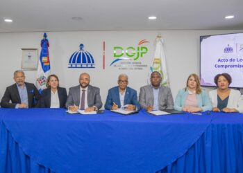 Autoridades de la DGJP firman Compromiso Ético por la Integridad