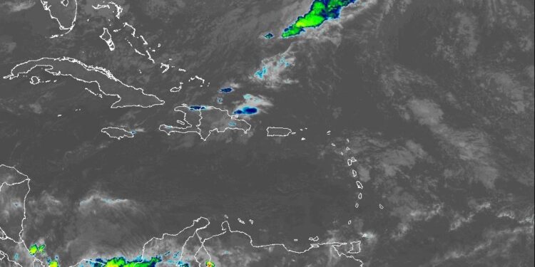 Indomet prevé aguaceros con tormentas eléctricas y ráfagas de viento por vaguada y sistema frontal