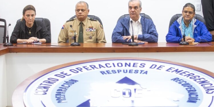 Presidente Abinader dispone una serie de medidas para acudir en auxilio de familias afectadas por fuertes lluvias de las últimas horas en diferentes puntos del país