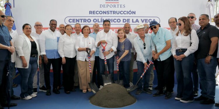 Ministro Kelvin Cruz inicia reconstrucción del Centro Olímpico de La Vega con fondos recuperados de la corrupción