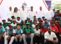 Presidente Luis Abinader y ministro Kelvin Cruz entregan remozado estadio de béisbol en Samaná