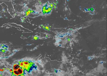Indomet pronostica aguaceros, tormentas eléctricas y ráfagas de viento la tarde de este lunes por onda tropical y vaguada